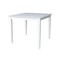 International Concepts Square 36 in x 36 in Dining Table with 4 Chairs, White, 36 W, 36 L, 30 in H, Wood, White K08-3636-C61-4 - alternate 4